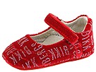 Bikkembergs Juniors - BKJ072Inga1.F7C81 (Infant/Toddler) (Red Glitter Velvet)