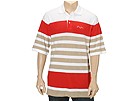 Sean John - Three Tone Stripe Polo Shirt (Bleach White) - Apparel