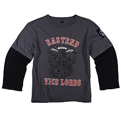 Monster Industry Kids Eastend Vice Lords ToddlerLittle KidsBig Kids Grey Apparel