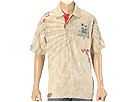 akademiks - Sun Print Polo (Desert Khaki) - Apparel