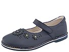 Aster Vitella (Toddler/Youth) (Navy Leather/Grey Buck)