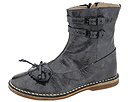 Aster Vioup (Toddler/Youth) (Steel-Grey Crinkle Patent)