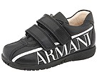 Armani Junior - Adm0616 (Infant/Toddler) (Black Leather)