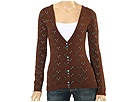 Rusty - Rave On Cardigan (Brown) - Apparel
