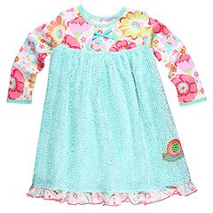 Baby Lulu Round Flower T Dress InfantToddler Round Flower Apparel
