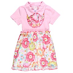 Baby Lulu Round Flower Amelia Dress Toddler Round Flower Apparel