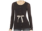 Converse by John Varvatos - LS Double Layer Cardigan (Midnight) - Apparel