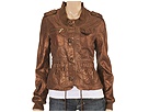 Converse by John Varvatos - Metallic Printed Bronze Leather Bomber (Metallic Bronze) - Apparel