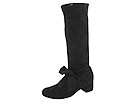 Amiana - 15-A0391 (Youth/Adult) (Black Stretch Suede)