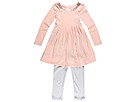 Hannah Banana Sweethearts Mini Dress And Legging Little PinkSilver Apparel