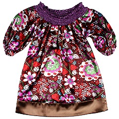 Hannah Banana Just For Love Tunic Little KidsBig Kids Multi Apparel