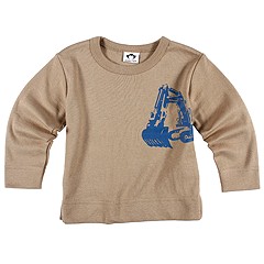 Appaman Digger LS Tee InfantToddlerLittle Kids Safari Apparel
