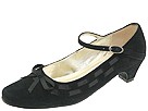 A Line - 6-A0310 (Toddler/Youth) (Black Kid Suede) - Footwear