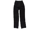Wes Willy Contrast Stitch Cotton Nylon Pant ToddlerLittle Big Black Apparel