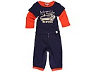 JB Original Vintage Thermal Layered W Standard Bottom Infant Navy W Sunset Apparel