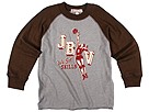 JB Original Vintage Basketball Tee ToddlerLittle GreyDark Olive Apparel