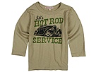 JB Original Vintage Long Sleeve Tee With Cut Hems ToddlerLittle Khaki Apparel