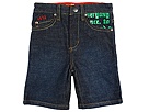 Unltd by Marc Ecko Embroidery Denim Short Little Dark Wash with Blast Apparel