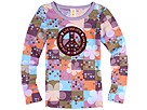 Tru Luv Live and Love Thermal Top Little Big Multi Apparel