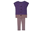 egg avocado Dolman Jumper w Legging ToddlerLittle PurpleDark Taupe Apparel