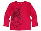 egg avocado Leopard Tee ToddlerLittle Magenta Apparel