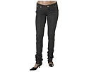 Apple Bottoms - Lurex Pin Stripe Skinny Dip Pant (Grey Pin Stripe)