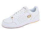 Ecko Unltd - Kolb (White Leather/Gold Trim) - Footwear