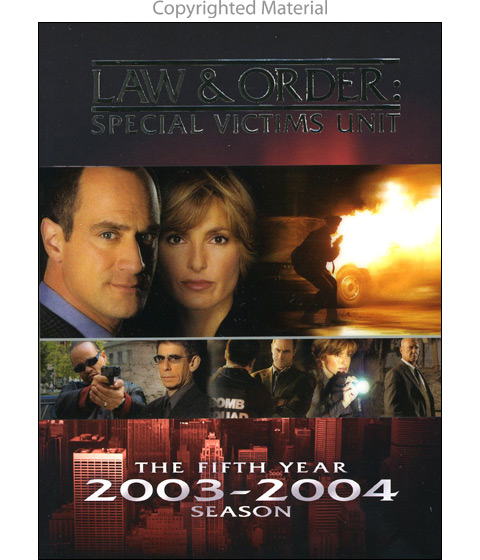 Movies and TV Law Order:SVU-5th Year (4 Disc) : Movies and TV Box Sets DVD