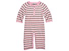 Bees and Dragons Cashmere Overall Infant Pink Stripe Apparel