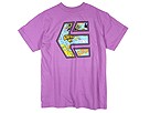 etnies Kids - Oversized Icon Fill Youth S/S Tee (Big Kids) (Purple) - Apparel