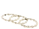Adina Reyter - Twist Stack Rings/Set of 3 (Silver) - Jewelry