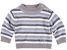 Tutto Piccolo Striped Sweater Infant BlueGrey Apparel