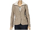 Esprit - Corduroy Blazer w/Rib Inset (Toffee) - Apparel