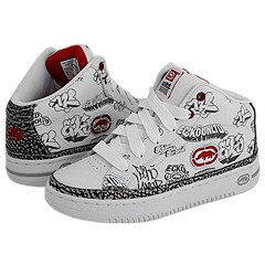 Unltd by Marc Ecko Kids Cartel Clout II High Youth WhiteGreyRed Footwear