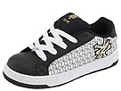 Zoo York Kids - Jack (Youth) (White Plains Black Leather/Silver Trim) - Footwear