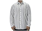 Sean John - Preppy Stripe Long Sleeved Shirt (Snow) - Apparel