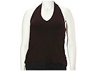 Gayla Bentley - Plus Size Halter Top (Brown)