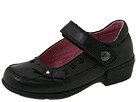Buckle My Shoe - Delilah (Toddler/Youth) (Black Leather)