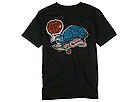 Volcom Kids - Skate Rat S/S Slim Tee Youth (Big Kids) (Black) - Apparel