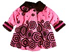 Corky and Company Swing Coat ToddlerLittle Rose Kaleida Border Apparel