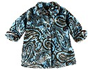 Corky and Company Sweat Pea Coat Little BrownTurq Paisley Apparel