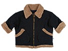 Corky and Company Solid Aviator Jacket ToddlerLittle Navy Wooly Apparel