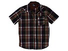 Volcom Kids - Precise Woven S/S Youth (Big Kids) (Brown) - Apparel