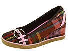 Sugar Kids - Betsey Cat Wool Plaid (Youth) (Brown) - Footwear