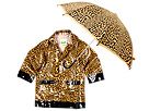 Western Chief Kids - Leopard Coat/Umbrella Set (One Color) - Apparel