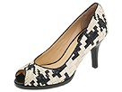 Cole Haan - Genevieve Open toe Air Pump (Black/Ivory/Sandshell) - Footwear