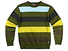 Quiksilver Battle Cruiser Sweater Big Chili Verde Apparel