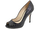 Christin Michaels - Jenielle (Black Croco Leather) - Footwear