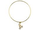 Accessories & Beyond - Charmed Bangle Bracelet (Gold Ball)