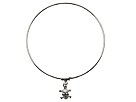 Accessories & Beyond - Bangles Rhinestone Ball Charm (Silver Skull)